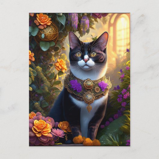 the beautiful cat ポストカード (正面)