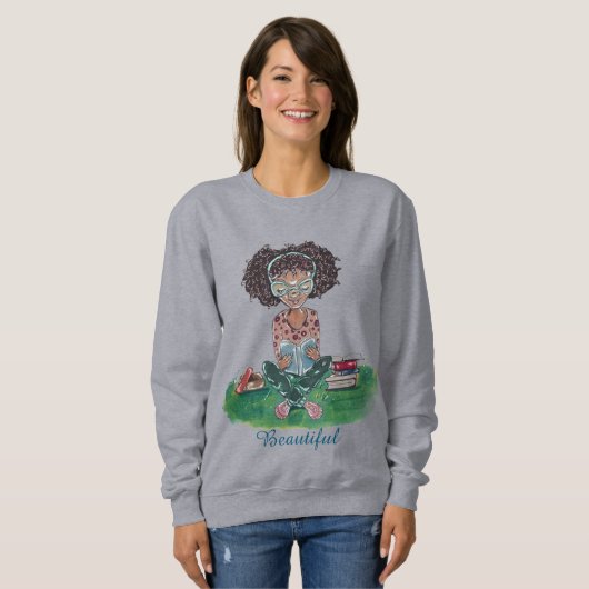 The Beautiful Collection Sweatshirt: Bookworm スウェットシャツ (正面フル)