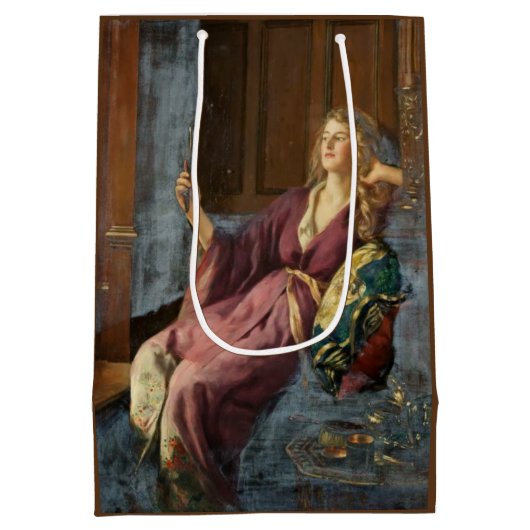 The Beautiful Minx (by John Collier) ミディアムペーパーバッグ (裏面)