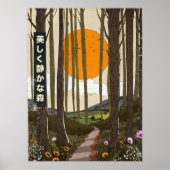 The Beautiful quiet forest ポスター (正面)