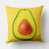 The Beauty of a Healthy Avocado Design クッション (裏面)