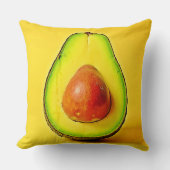 The Beauty of a Healthy Avocado Design クッション (正面)