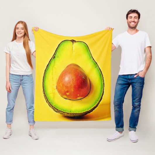The Beauty of a Healthy Avocado Design フリースブランケット (インサイチュ)