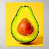 The Beauty of a Healthy Avocado Design ポスター (正面)