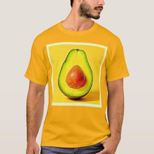 The Beauty of a Healthy Avocado Design Tシャツ (正面)