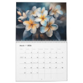 The Beauty of Hawaiian Plumeria Medium Calendar カレンダー (3月 2026)