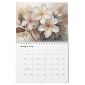 The Beauty of Hawaiian Plumeria Medium Calendar カレンダー (1月 2026)