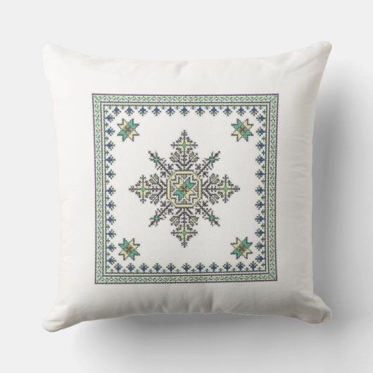 The Beauty of Moroccan Embroidery クッション (裏面)