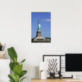 The beauty of the famous Statue of Liberty on ポスター (ホームオフィス)