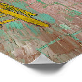 The Bedroom (1889) by Vincent Van ゴッホ ポスター (角)