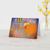 The Bedroom by van 空白のゴッホ: カード (黄色い花)