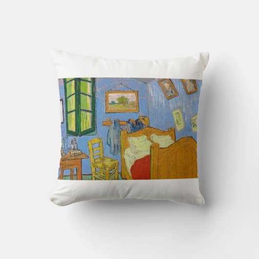 The Bedroom by Vincent van Gogh クッション (正面)