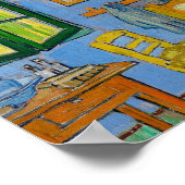 The Bedroom by Vincent van Gogh ポスター (角)