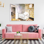 The Bedstead、Eric Ravilious art キャンバスプリント (インサイチュ (リビング))