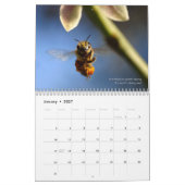 The Bee Calendar 2021蜂蜜とバブルミツバチ カレンダー (1月 2027)