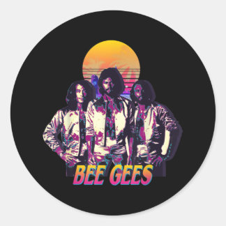 The Bee Gees Live For Men And Women ラウンドシール