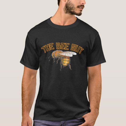 The Bee Guy 私は養蜂家 ハチミツ 野生のハチ ハニービー Tシャツ (正面)