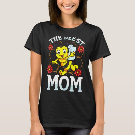 The Bee St Mom Cute & Tender Pun For Motheruテーマ Tシャツ (正面)