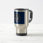 The Beehive State Industry Flag of Utah Beer Stein トラベルマグ (正面右)