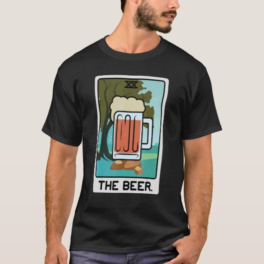 The Beer Alcoholic Person Tシャツ (正面)