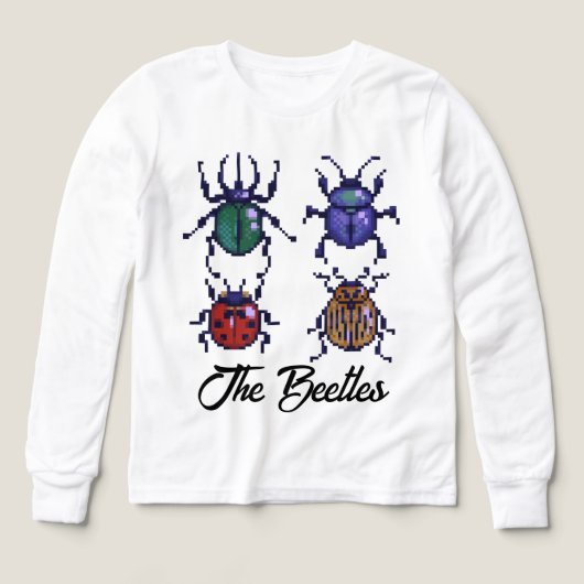 The Beetles, pixelart (デザイン正面)