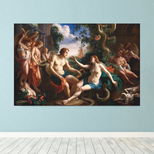 The Beginning of the Lie キャンバスプリント (インサイチュ (ウッドフロア))