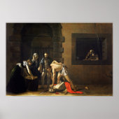 The Beheading of Saint John by Caravaggio – ポスター (正面)