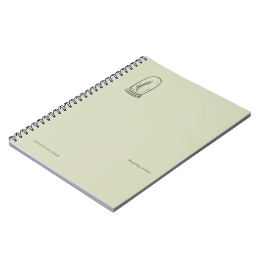 The Bell Jar- Botanists Pause- Minimal  ノートブック (左側)