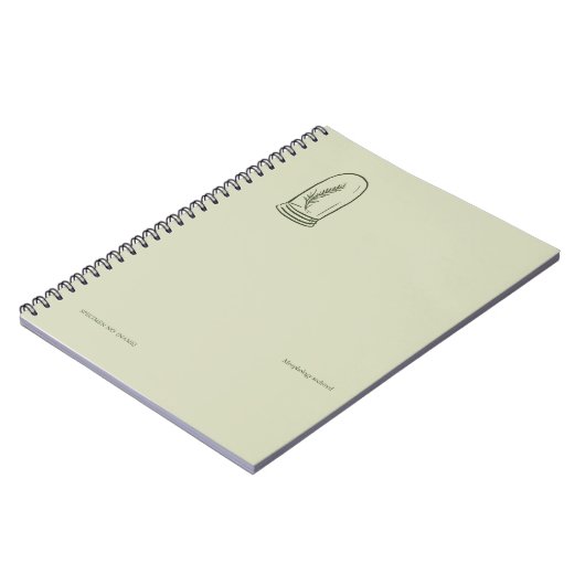 The Bell Jar- Botanists Pause- Minimal ノートブック (左側)