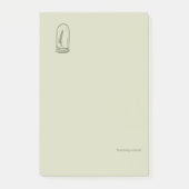 The Bell Jar- Botanists Pause- Minimal ポストイット (正面)