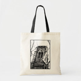 'The Bell Tower'バジェットキャンバストートバッグ トートバッグ
