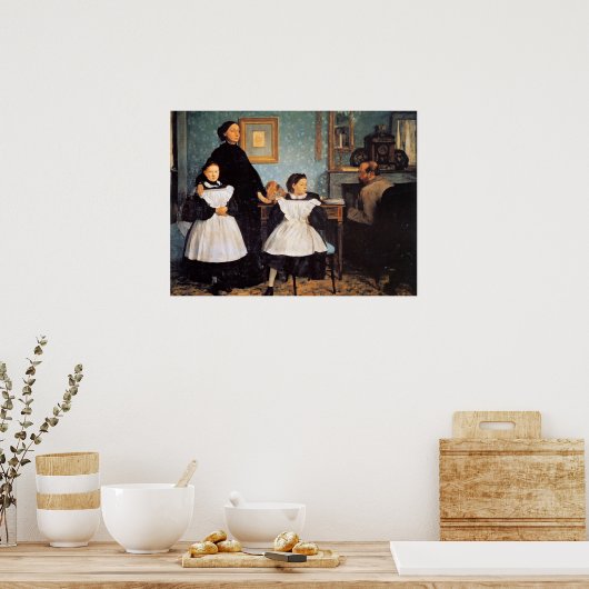 The Bellelli Family by Edgar Degas, ポスター (キッチン)