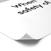 The Benefits of Safety 001 ポスター (角)