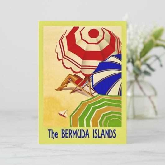 The Bermuda Islands 5x7 Big Postcard (スタンド正面)