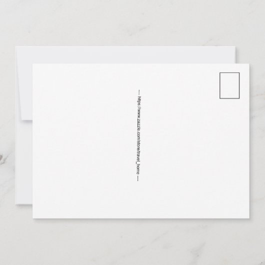 The Bermuda Islands 5x7 Big Postcard (裏面)