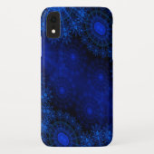 The Berry Blue Sparkling Floral art Case-Mate iPhoneケース (裏面)