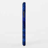 The Berry Blue Sparkling Floral art Case-Mate iPhoneケース (裏面/右)