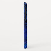 The Berry Blue Sparkling Floral art Case-Mate iPhoneケース (裏面/左)