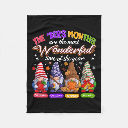 The Bers Monthsは最も素晴らしい時間である フリースブランケット (正面)