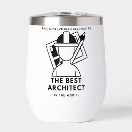 The Best Architect in the World Personalized Name 