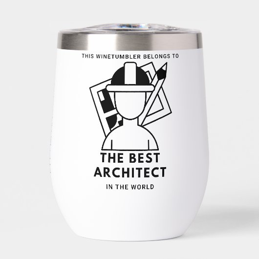 The Best Architect in the World Personalized Name  (正面)