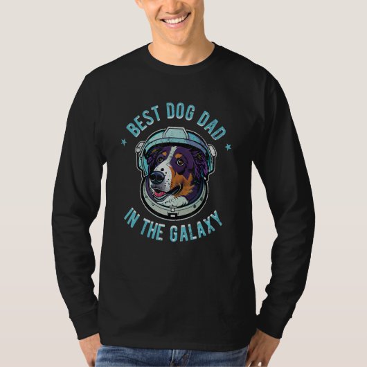The Best Australian Shepherd Dad in the galaxy - A Tシャツ (正面)