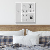 The Best Collage Maker Create 12 photos キャンバスプリント (インサイチュ (寝室))