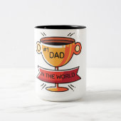 the best dad ツートーンマグカップ (中央)