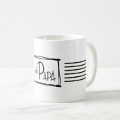 The best Dad. El mejor Papá. コーヒーマグカップ (正面右)