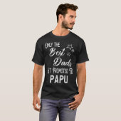 The Best Dads Get Promoted to Papu Greek Grandpa Tシャツ (正面フル)