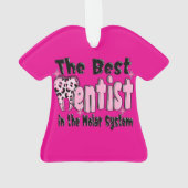 The Best Dentist in the Molar System Christmas オーナメント (裏面)