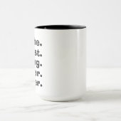  'The Best Dog Walker Ever' Playful Funny Gift  マグカップ (中央)