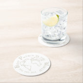 The best father in the world ラウンドペーパーコースター (インサイチュ)