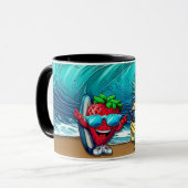 THE BEST FRIENDS STRAWBERRY AND PINEAPPLE マグカップ (正面左)